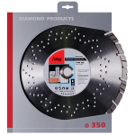 Алмазный отрезной диск Fubag Beton Extra D350 мм/ 25.4 мм