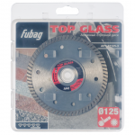Алмазный отрезной диск Fubag Top Glass D125 мм/ 22.2 мм