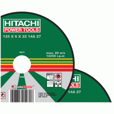 Зачистной круг HITACHI 125х6х22 14А 27