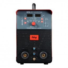 Сварочный инвертор Fubag INTIG 400 T AC/DC Pulse с горелкой FB TIG 18 5P 4m, модулем охлаждения и тележкой
