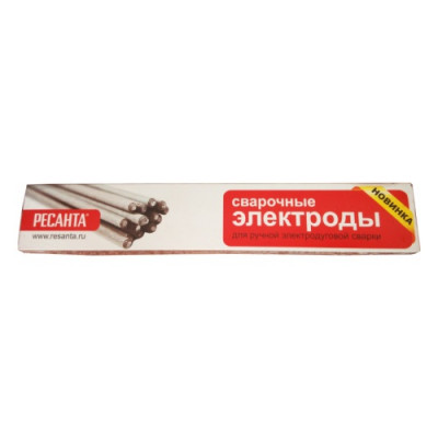 Сварочные Электроды Ресанта МР-3 ф 5 мм, пачка 3,0 кг (тип Э46, пост. + перем. ток, рутил)