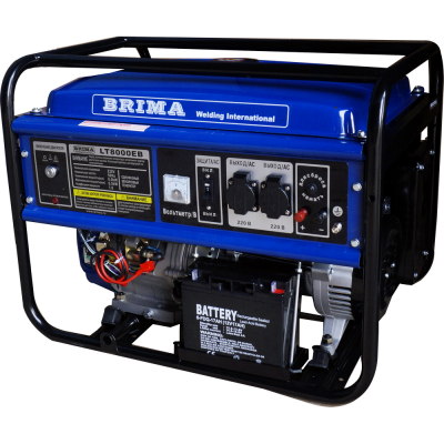 Бензиновый электрогенератор BRIMA LT 8000 EB