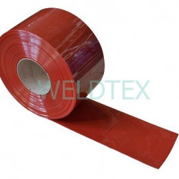 Штора сварочная Weldtex PVC (570хВ) красная полосовая ТУ28.29.70-002-62162486-2019