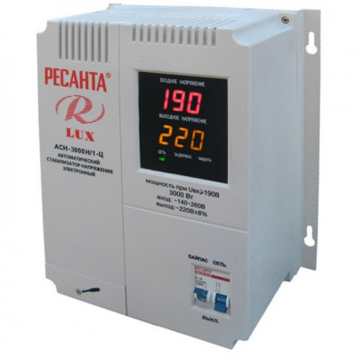 Однофазный цифровой стабилизатор Ресанта АСН-5000Н/1-Ц