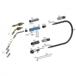 Горелка Autogen Ritter SB 240G 3 м, воздушное охлаждение, 250 А, автоматическая, 45°