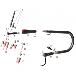Горелка Autogen Ritter SR 9 8 м, воздушное охлаждение, 110 А