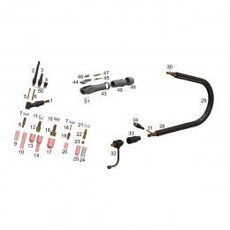 Горелка Autogen Ritter TL 210 4 м, воздушное охлаждение, 200 А