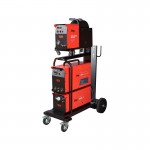 Сварочный полуавтомат Fubag INMIG 500T DW SYN с DRIVE INMIG DW SYN, шланг-пакетом 5м, горелкой FB 500 3m, блоком жидкостного охлаждения Cool 70 и тележкой
