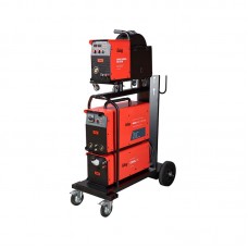 Сварочный полуавтомат Fubag INMIG 500T DW SYN с DRIVE INMIG DW SYN, шланг-пакетом 5м, горелкой FB 500 3m, блоком жидкостного охлаждения Cool 70 и тележкой