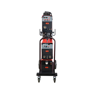 Сварочный полуавтомат Fubag INMIG 500T DW SYN с DRIVE INMIG DW SYN, шланг-пакетом 5м, горелкой FB 500 3m, блоком жидкостного охлаждения Cool 70 и тележкой