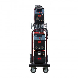 Сварочный полуавтомат Fubag XMIG 500T DW PULSE ( с подающим механизмом DRIVE XMIG DW PULSE, шланг пакетом 5м, горелка FB 550W 3m, блок жидкостного охлаждения Cool XMIG, тележка)