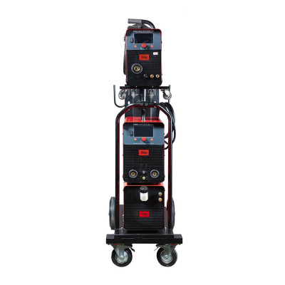 Сварочный полуавтомат Fubag XMIG 500T DW PULSE ( с подающим механизмом DRIVE XMIG DW PULSE, шланг пакетом 5м, горелка FB 550W 3m, блок жидкостного охлаждения Cool XMIG, тележка)