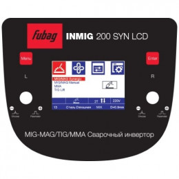 Сварочный полуавтомат Fubag INMIG 200 SYN LCD