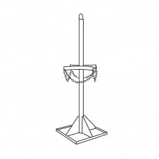 Стойка для газовых баллонов ПБП-06-107 (4 шт по 40л/50л выс.давления.)